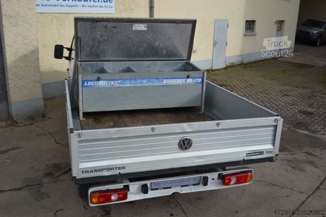Fourgon pick-up VOLKSWAGEN T5 T6 Doka Pritsche Klima Pritschenbox Alu 1. Hd