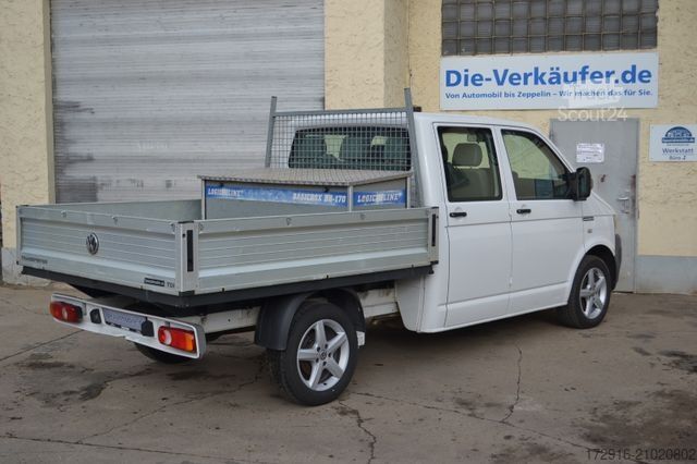 Fourgon pick-up VOLKSWAGEN T5 T6 Doka Pritsche Klima Pritschenbox Alu 1. Hd