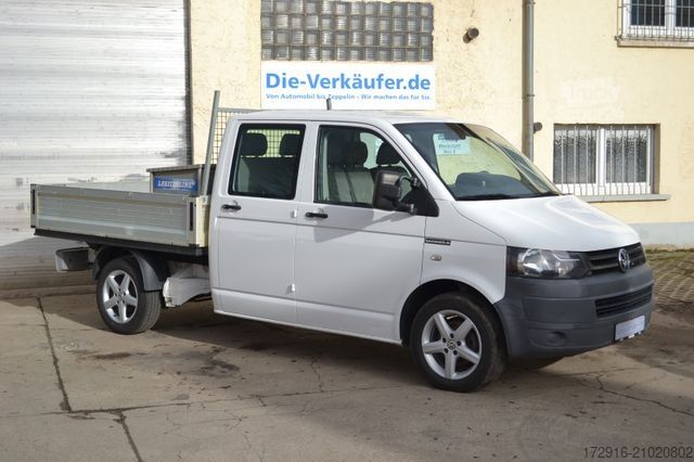 Fourgon pick-up VOLKSWAGEN T5 T6 Doka Pritsche Klima Pritschenbox Alu 1. Hd