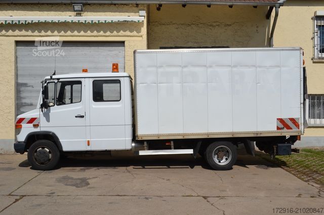 Фургон-бокс MERCEDES-BENZ Vario 816 DOKA Koffer LBW Dieseltank Tankstelle