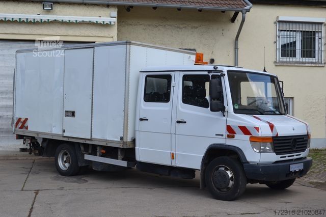 Фургон-бокс MERCEDES-BENZ Vario 816 DOKA Koffer LBW Dieseltank Tankstelle