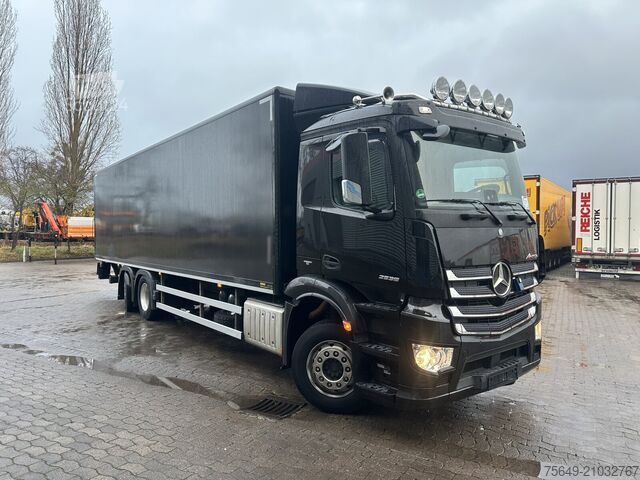 Camión caja Mercedes-Benz Antos 2536 L 6x2 Antos 2536 L 6x2, Lenk-/Liftachse, MBB LBW