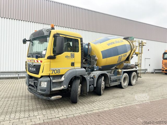 Mobil betongblandingsanlegg MAN TGS 32.420 8x4 BB TGS 32.420 8x4 BB, Betonmischer Stetter ca. 9m³