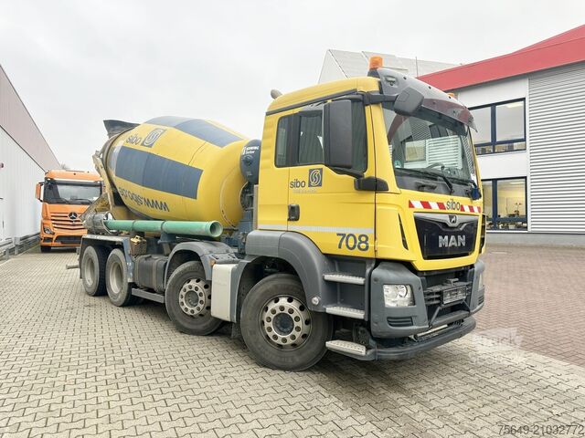 Mobil betongblandingsanlegg MAN TGS 32.420 8x4 BB TGS 32.420 8x4 BB, Betonmischer Stetter ca. 9m³