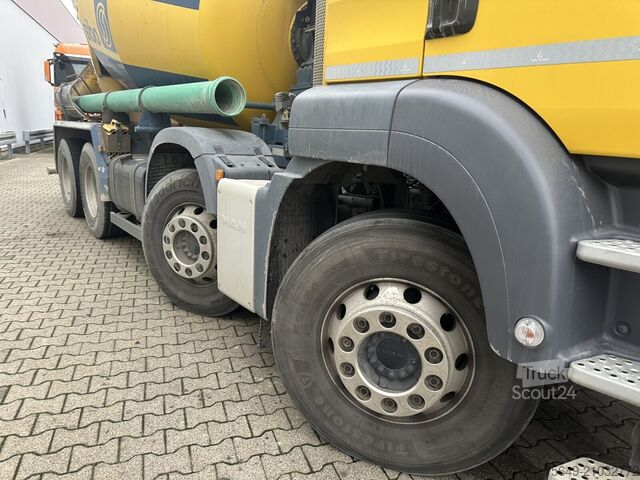Centrale à béton mobile MAN TGS 32.420 8x4 BB TGS 32.420 8x4 BB, Betonmischer Stetter ca. 9m³