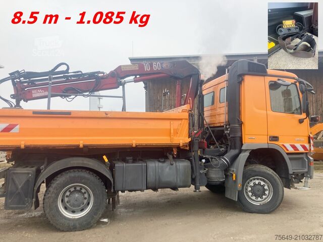 Torenkraan Mercedes-Benz Actros 1832 LAK 4x4 Actros 1832 LAK 4x4, Kran, Winterdienstaustattung, HMF 1063-K 3, Funk