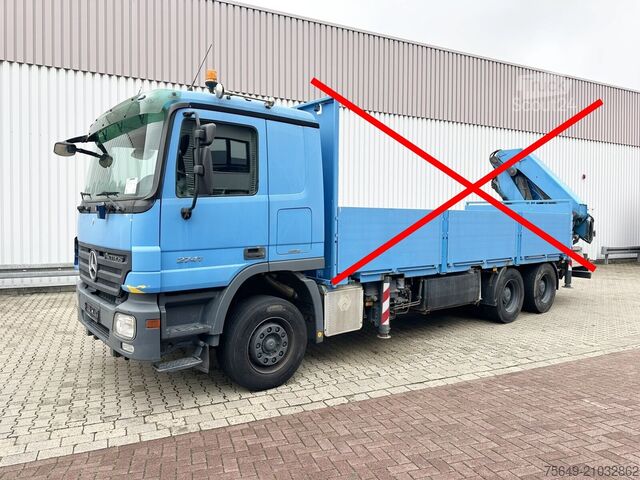 Lastbilchassi Mercedes-Benz Actros 2741 L 6x4 Actros 2741 L 6x4
