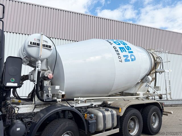 Mobil betongblandningsanläggning Mercedes-Benz Arocs 3240 8x4 Arocs 3240 8x4,Betonmischer Liebherr HTM 904F 9m³ , Wechselsystem