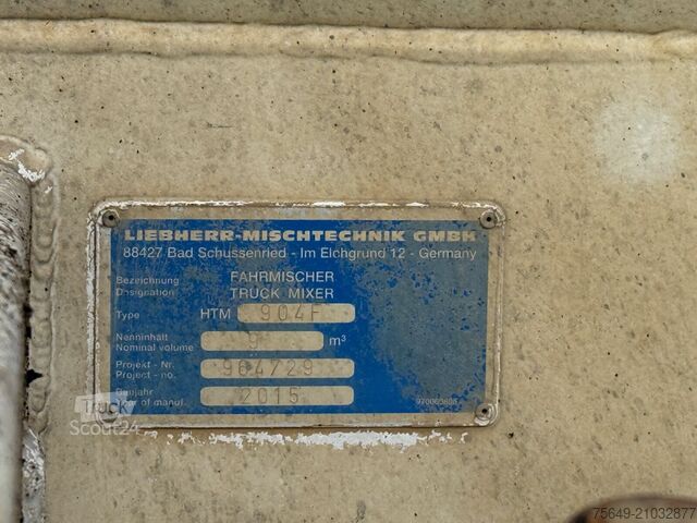 Mobiele betoncentrale Mercedes-Benz Arocs 3240 8x4 Arocs 3240 8x4,Betonmischer Liebherr HTM 904F 9m³ , Wechselsystem