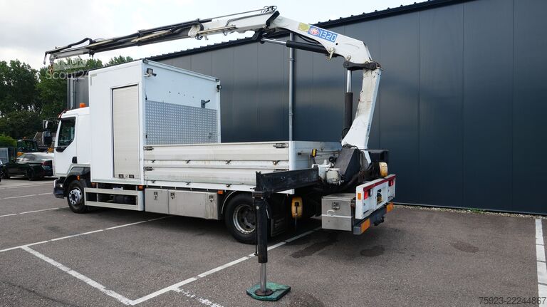 Kranwagen Volvo FL 280 open box truck with HMF 1320 crane 362.3...