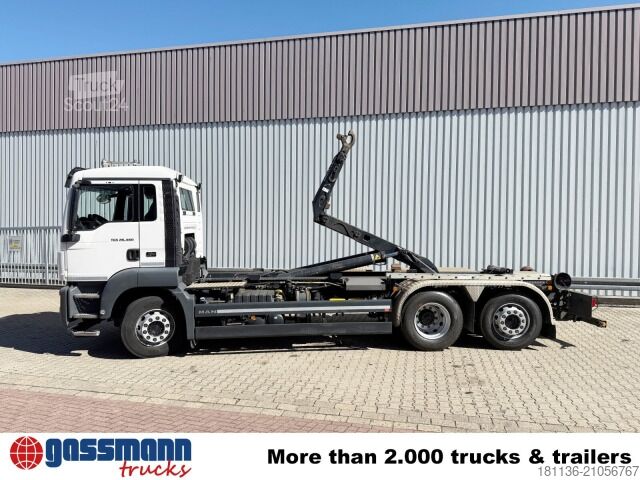 Āķa konteineru automašīna MAN TGS 26.460 6x2-4 BL, Lenk-/Liftachse, Motorabtrieb