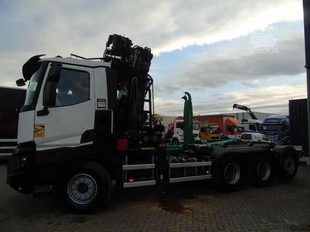 Camion-grue Renault C 480 + BOB 165S2 + HOOK + 8X4 + NEW NEW! 146KM