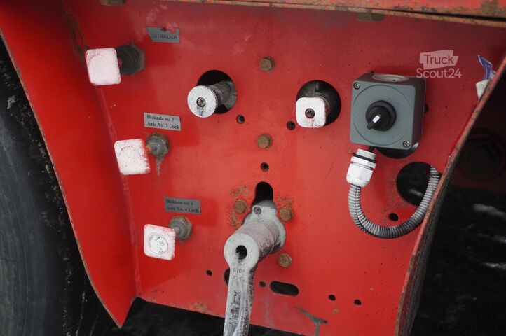 Araç taşıyıcı yarı römork Emtech 4.NNZ-1R-2N / 2 steering axles / GVM 65t