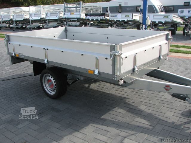 Autotrailer STEMA Hochlader 1300kg, 2,51 x 1,53m x 035m, 100km/h