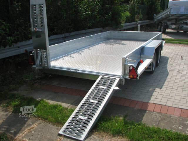 Trójstronna przyczepa wywrotka SARIS Baumaschinen Anhänger  3000 kg