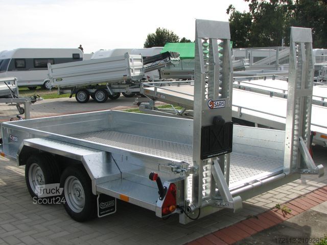Trójstronna przyczepa wywrotka SARIS Baumaschinen Anhänger  3000 kg