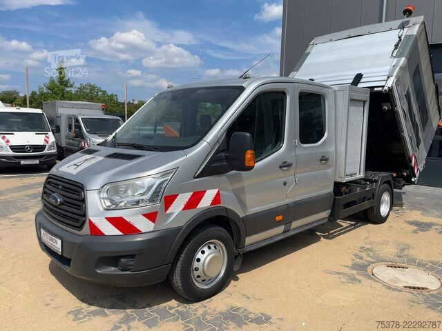 фургон-шторник Ford Transit Kipper aus 1.Hand+Klima+AHK+EU5