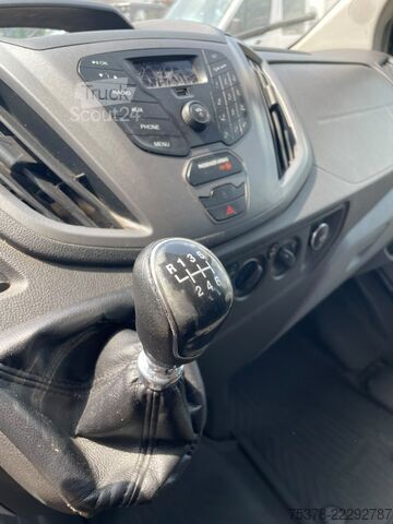 Gardinsidad skåpbil Ford Transit Kipper aus 1.Hand+Klima+AHK+EU5
