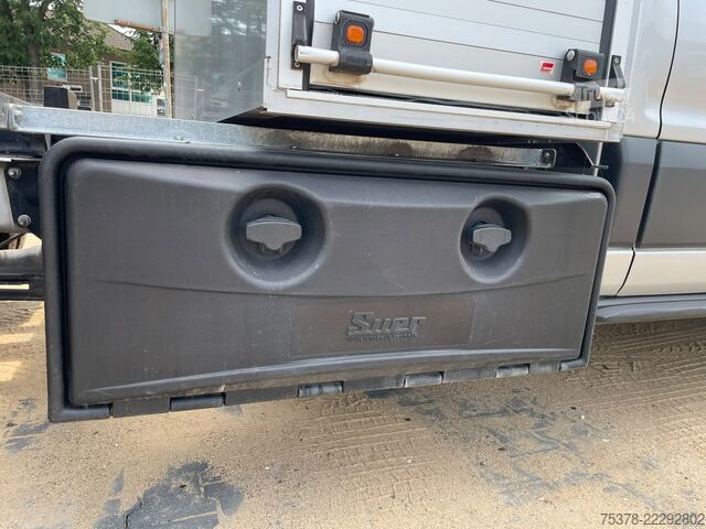 Gardinsidet varebil Ford Transit Kipper aus 1.Hand+Klima+AHK+EU5
