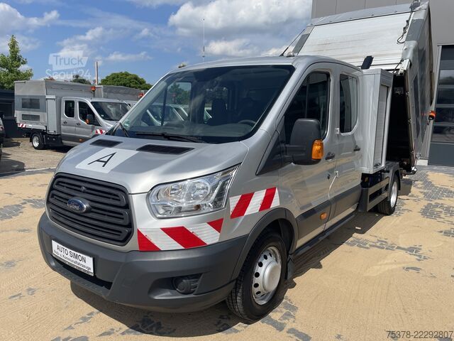 фургон-шторник Ford Transit Kipper aus 1.Hand+Klima+AHK+EU5