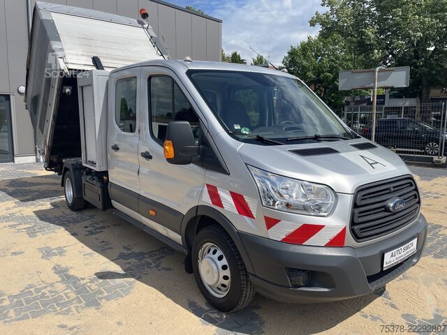 фургон-шторник Ford Transit Kipper aus 1.Hand+Klima+AHK+EU5