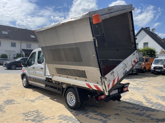фургон-шторник Ford Transit Kipper aus 1.Hand+Klima+AHK+EU5