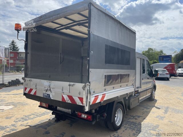 фургон-шторник Ford Transit Kipper aus 1.Hand+Klima+AHK+EU5