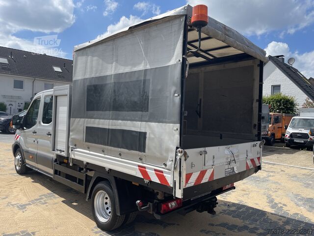 фургон-шторник Ford Transit Kipper aus 1.Hand+Klima+AHK+EU5