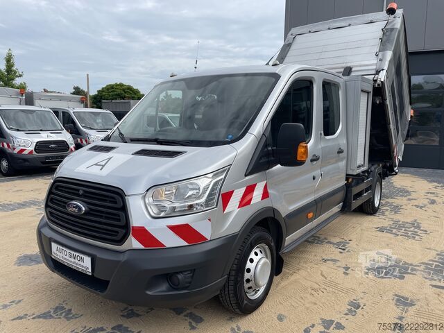 фургон-шторник Ford Transit Kipper aus 1.Hand+Klima+AHK+EU5