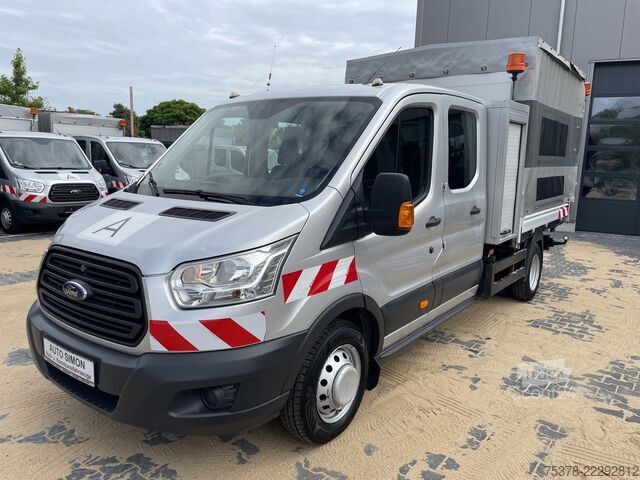 фургон-шторник Ford Transit Kipper aus 1.Hand+Klima+AHK+EU5
