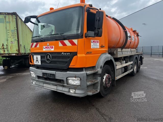 Vacuümtankwagen MERCEDES-BENZ AXOR  2533     L