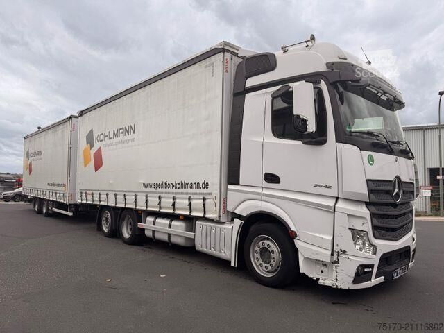 Telone scorrevole Mercedes-Benz Actros 2542 LnR 6x2 Retarder Standklima
