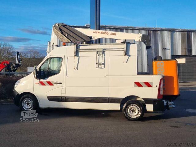 ανυψωτική πλατφόρμα τοποθετημένη σε φορτηγό Renault Master 2.3 dCi / KLUBB K26, 12m