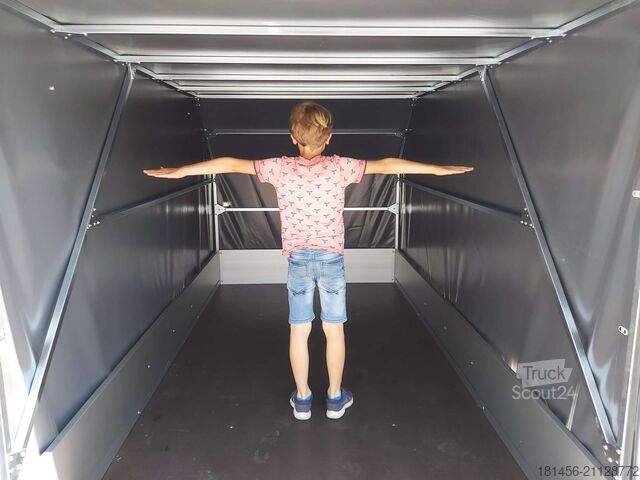 Aanhangwagen (auto) Anssems GTT 2000 Alu Hochplane aero grau 301x151x150cm