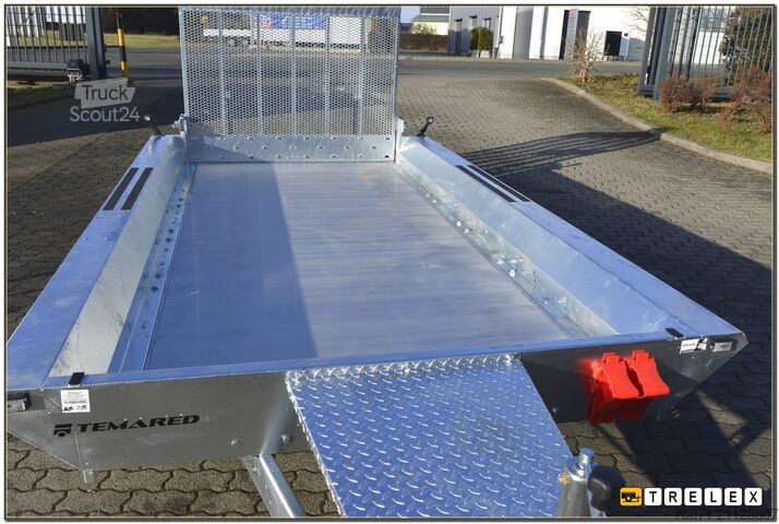 Ρυμουλκούμενο χαμηλού φορτωτή TEMA Builder3 4018-S3 3500kg 3achser Aluboden
