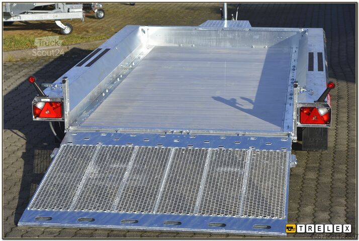 Ρυμουλκούμενο χαμηλού φορτωτή TEMA Builder3 4018-S3 3500kg 3achser Aluboden