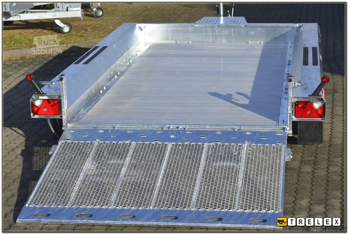 Ρυμουλκούμενο χαμηλού φορτωτή TEMA Builder3 4018-S3 3500kg 3achser Aluboden