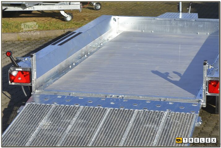 Ρυμουλκούμενο χαμηλού φορτωτή TEMA Builder3 4018-S3 3500kg 3achser Aluboden