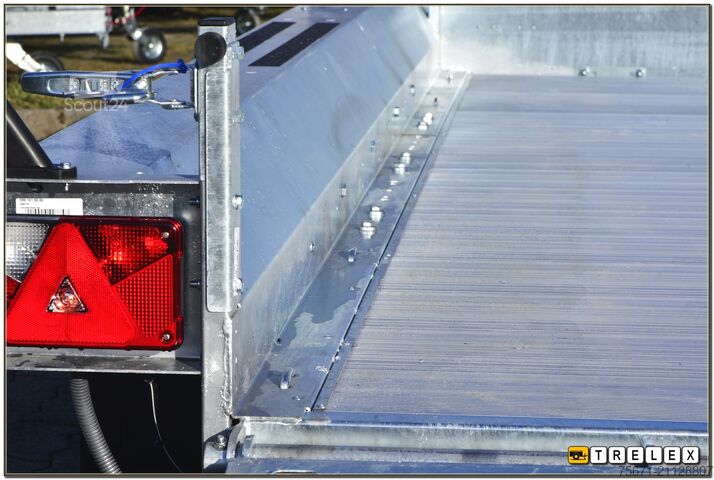 Ρυμουλκούμενο χαμηλού φορτωτή TEMA Builder3 4018-S3 3500kg 3achser Aluboden