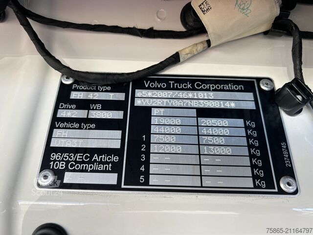 Standaard-SZM Volvo FH 460 Globetrotter / Retarder / 349 dkm / 2 Ta...