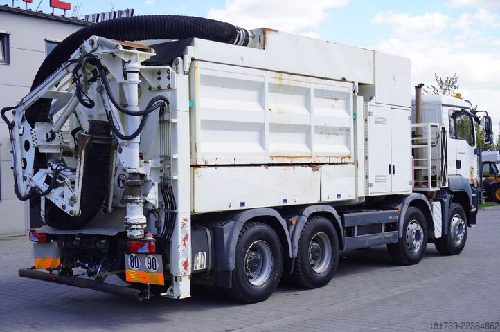 Вакуумний екскаватор MAN TGA 35.440 8×4 / SB-106 vacuum excavator