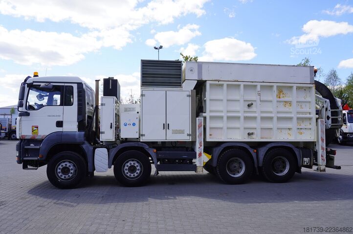 Вакуумний екскаватор MAN TGA 35.440 8×4 / SB-106 vacuum excavator