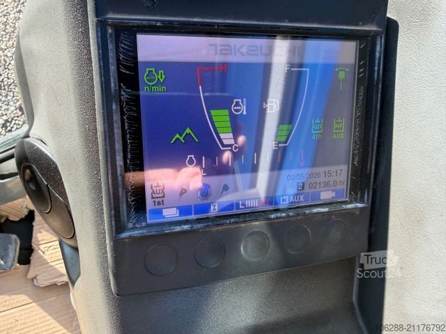 Mini-excavator TAKEUCHI TB 290-2  Powertili  Werstelauslleger