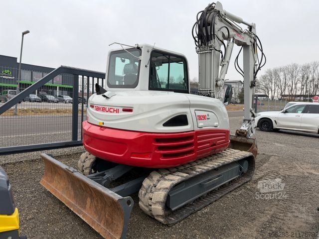 Mini-excavator TAKEUCHI TB 290-2  Powertili  Werstelauslleger