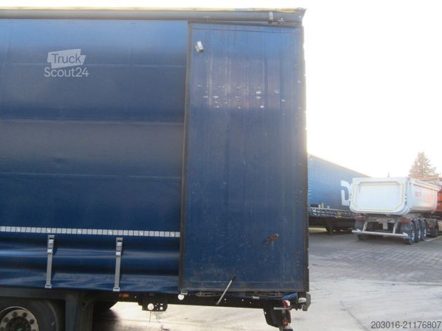 Semi-reboque aberto com lona SCHMITZ CARGOBULL Mega Varios Bremsbeläge 90%Reifen 60% NEUE PLANE