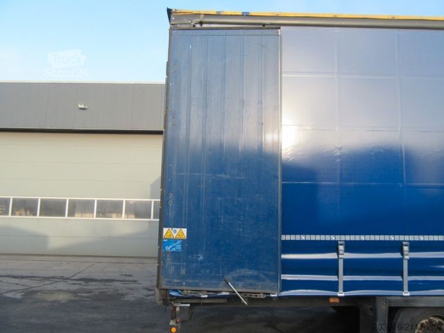 Semi-reboque aberto com lona SCHMITZ CARGOBULL Mega Varios Bremsbeläge 90%Reifen 60% NEUE PLANE