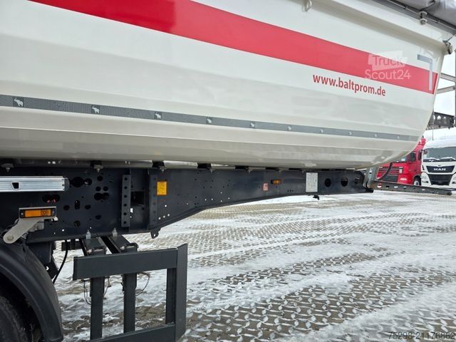 Tipper semitrailer SCHMITZ CARGOBULL SKI 24 SL 7.2 / Liftachse