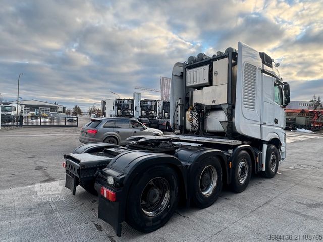 Schwerlast LKW/SZM MERCEDES-BENZ Actros 4163 SLT 8x4 kurz TRK 180 t. Hydraulik