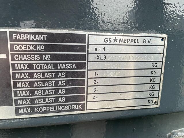 Platte bak Gs OIB 10-10 1-Axle City / SAF Axles / Steering / ...