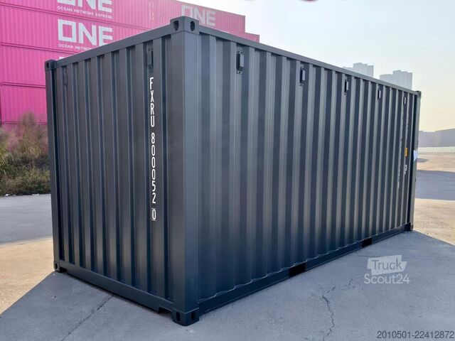 20 Fuß Seecontainer /Lagercontainer self storage / Anthrazit / 6m